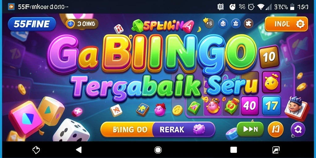 Tampilan menarik gameplay Bingo di 55FIVE dengan momen seru saat bermain.