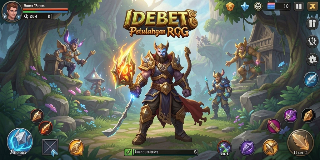 Gameplay RPG IDEBET yang menegangkan dan mendebarkan.