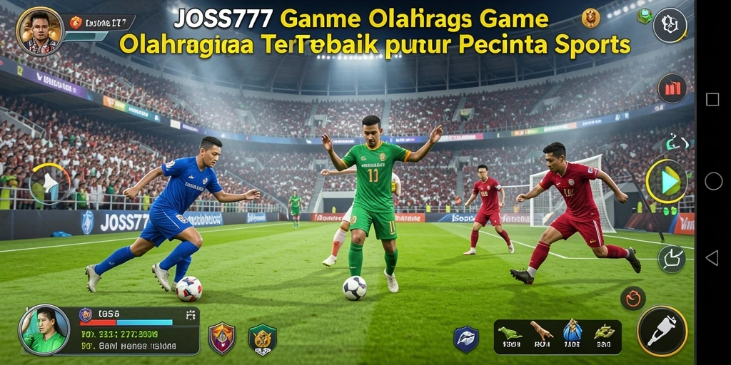 Tampilan gameplay JOSS777 yang penuh aksi dan interaksi olahraga.