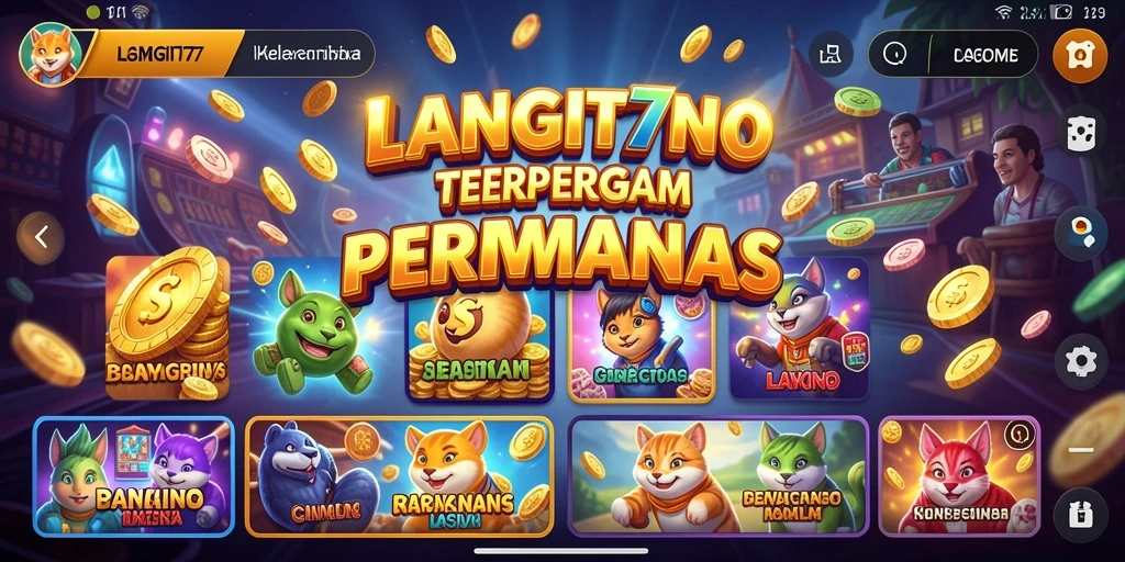 Tampilan menarik dari gameplay LANGIT77 yang menggugah semangat Kasino.